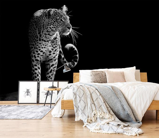 3D Big Leopard 005 Wallpaper AJ Wallpaper 