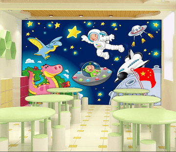 3D Dinosaur Astronaut 442 Wallpaper AJ Wallpaper 