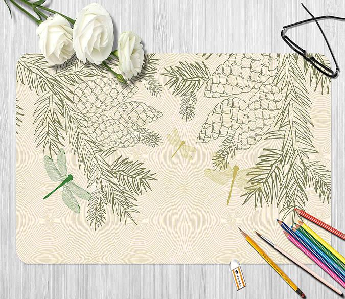 3D Grape Vine 008 Desk Mat Mat AJ Creativity Home 