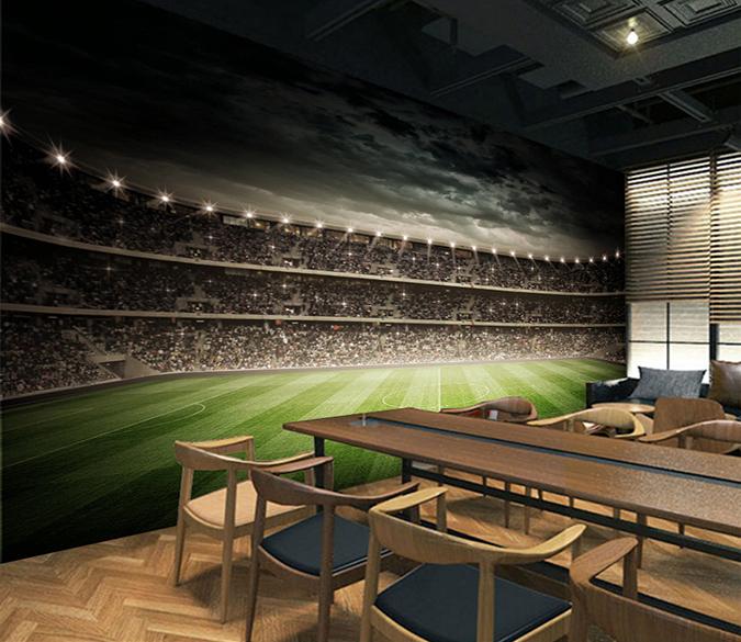 3D Football Field 039 Wallpaper AJ Wallpaper 