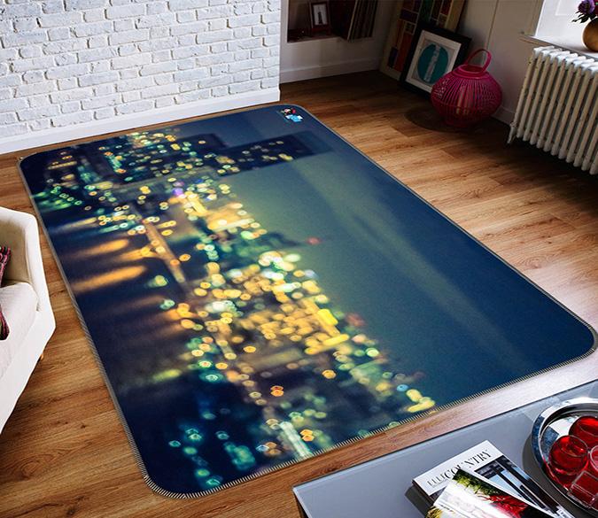 3D Fuzzy City 173 Non Slip Rug Mat Mat AJ Creativity Home 