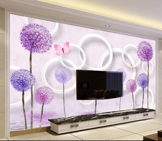 3D Butterfly Grass 448 Wallpaper AJ Wallpaper 