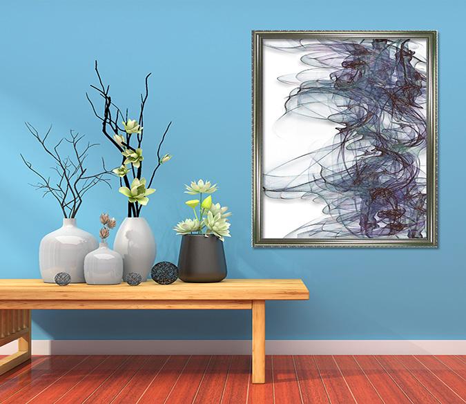 3D Black Ink Painting 072 Fake Framed Print Painting Wallpaper AJ Creativity Home 
