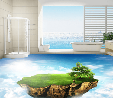 3D Sky Island 119 Floor Mural Wallpaper AJ Wallpaper 2 