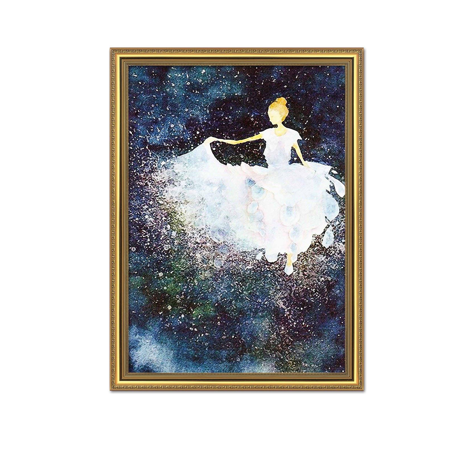 3D Little Princess 089 Fake Framed Print Painting Wallpaper AJ Creativity Home 