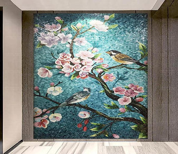 3D Magpie Tree Branch 510 Wallpaper AJ Wallpaper 