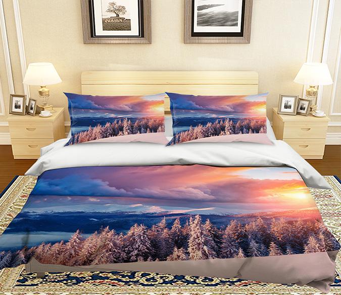 3D Sunset Grass 025 Bed Pillowcases Quilt Wallpaper AJ Wallpaper 