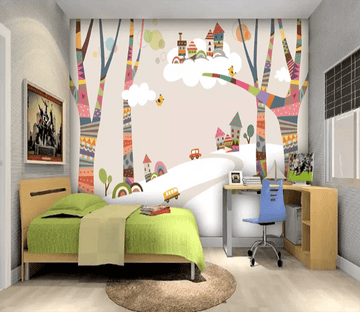3D Color Pattern Tree 1044 Wallpaper AJ Wallpaper 2 