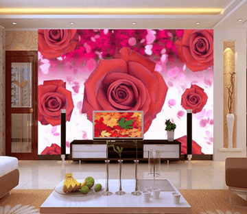 3D Big Rose 793 Wallpaper AJ Wallpaper 