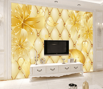 3D Dazzling Flower 555 Wallpaper AJ Wallpaper 