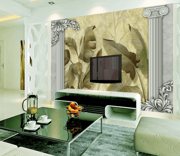 3D Painting Lotus Leaf 958 Wallpaper AJ Wallpaper 2 