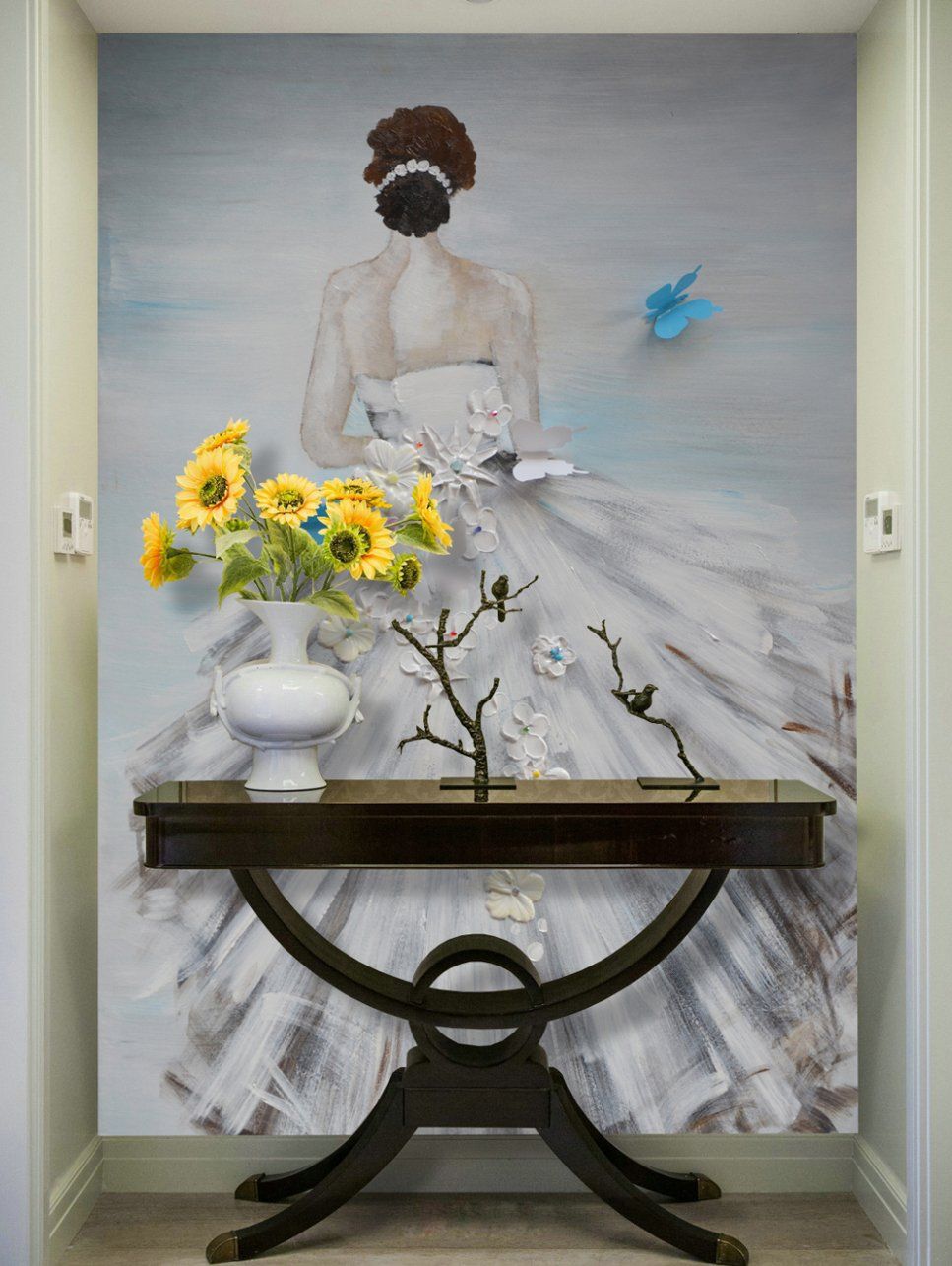 3D Wedding Girl 547 Wall Murals Wallpaper AJ Wallpaper 2 