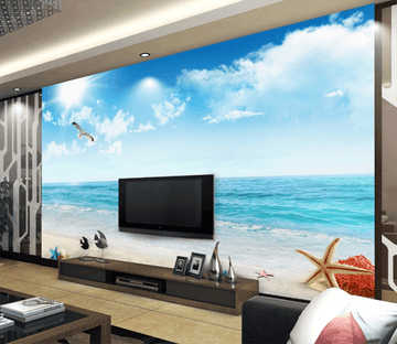 3D Boundless Sea 335 Wallpaper AJ Wallpaper 