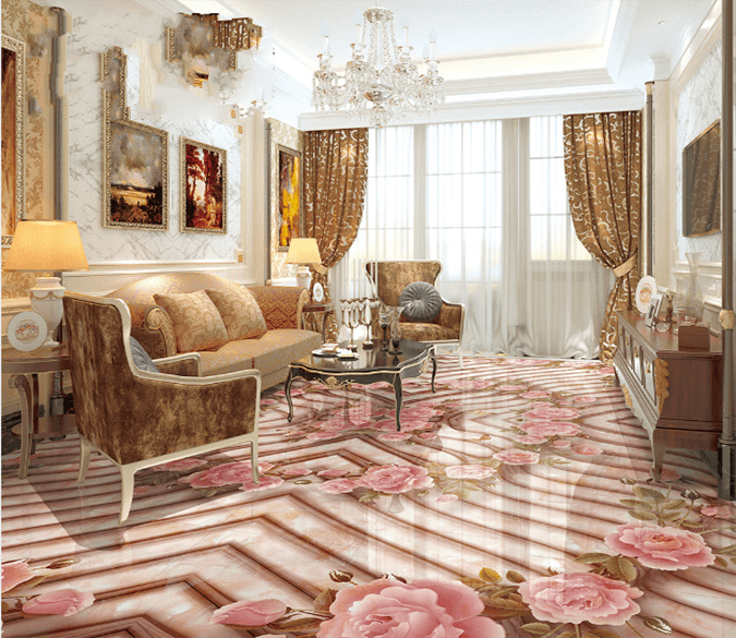 3D Small Wreath 215 Floor Mural Wallpaper AJ Wallpaper 2 