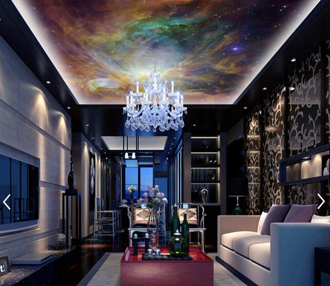 Yellow Smoke Stars 078 Wallpaper AJ Wallpaper 