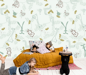 3D Elephant Bear 869 Wallpaper AJ Wallpaper 2 