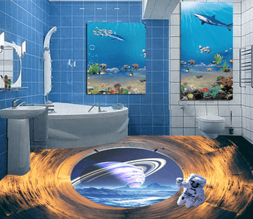 3D Planet 052 Floor Mural Wallpaper AJ Wallpaper 2 