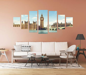 3D Bell Tower 151 Unframed Print Wallpaper Wallpaper AJ Wallpaper 