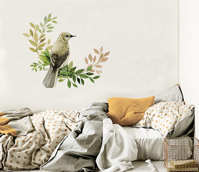 3D Magpie Leaves 177 Wall Stickers Wallpaper AJ Wallpaper 