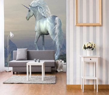 3D Cliff Unicorn 220 Wallpaper AJ Wallpaper 
