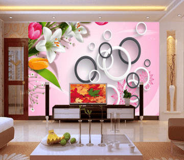 3D Circle Flower 128 Wallpaper AJ Wallpaper 