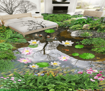 3D Trickle 017 Floor Mural Wallpaper AJ Wallpaper 2 