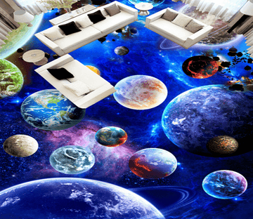 3D Planet 041 Floor Mural Wallpaper AJ Wallpaper 2 