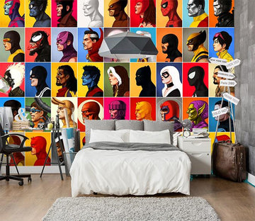 3D Head Color 099 Wallpaper AJ Wallpaper 