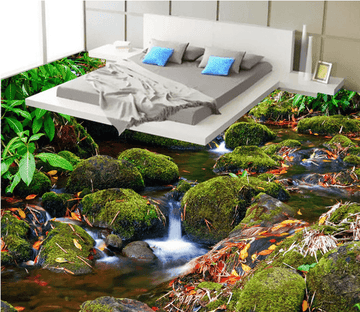 3D Deciduous 150 Floor Mural Wallpaper AJ Wallpaper 2 