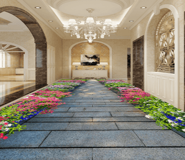 3D Alley 039 Floor Mural Wallpaper AJ Wallpaper 2 