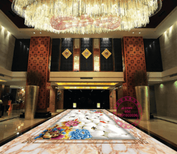 3D Crystal Clear 045 Floor Mural Wallpaper AJ Wallpaper 2 