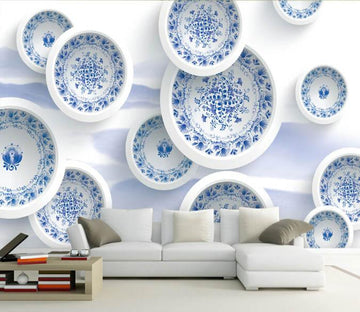 Porcelain Dishes Wallpaper AJ Wallpaper 2 