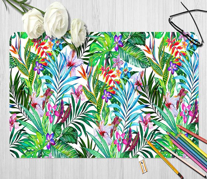 3D Bright Plants 142 Desk Mat Mat AJ Creativity Home 
