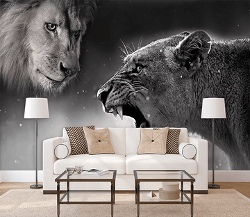 3D Ferocious Lion 345 Wallpaper AJ Wallpaper 2 