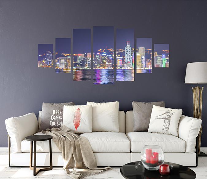 3D Beautiful City 160 Unframed Print Wallpaper Wallpaper AJ Wallpaper 