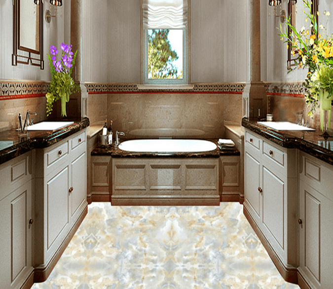 3D Pattern 079 Floor Mural Wallpaper AJ Wallpaper 2 