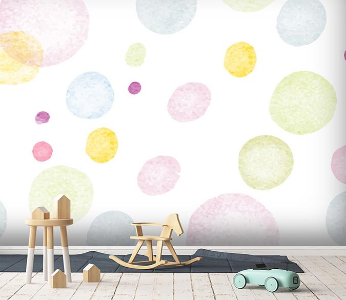 3D Color Bubble 029 Wallpaper AJ Wallpaper 