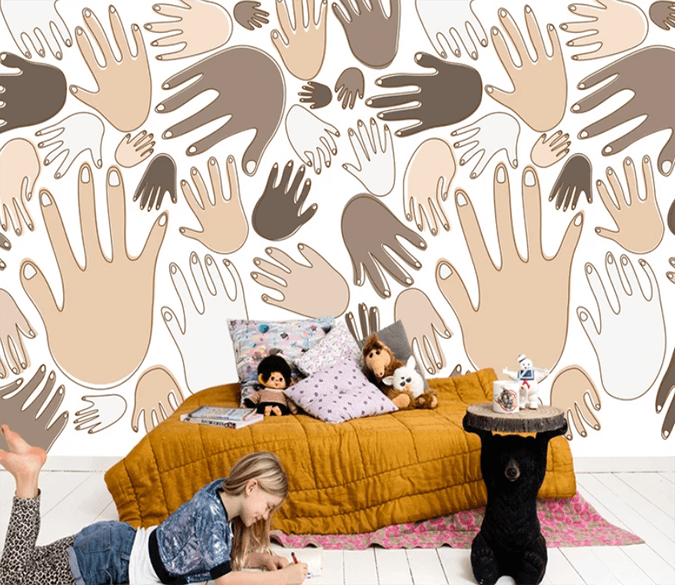 3D Five Fingers Palm 933 Wallpaper AJ Wallpaper 2 