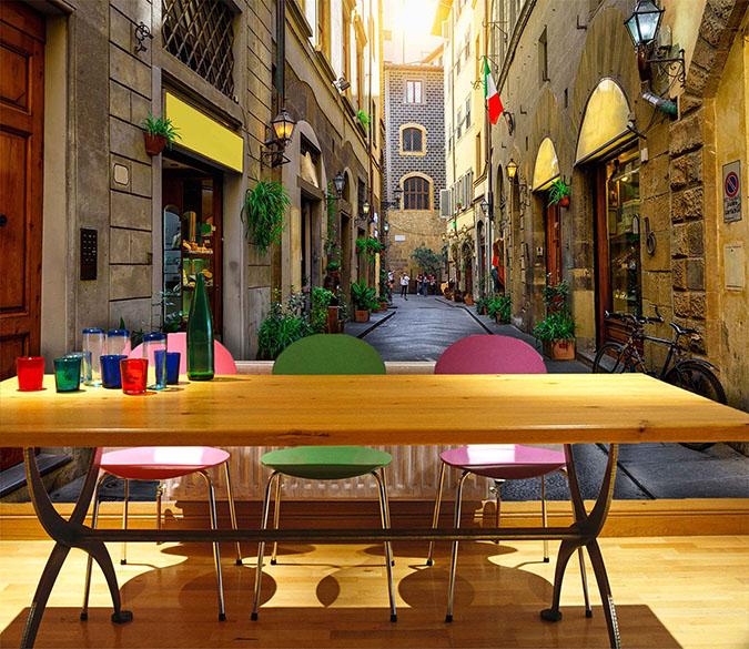 3D Alley Bike 661 Wallpaper AJ Wallpaper 