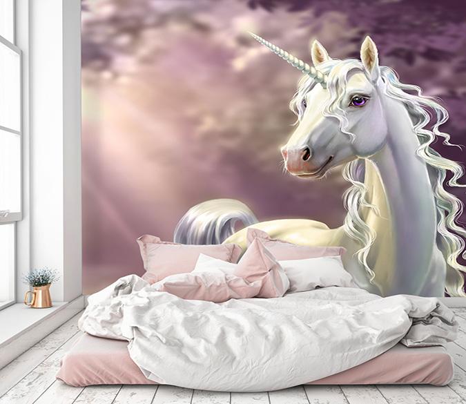 3D Beautiful Unicorn 029 Wallpaper AJ Wallpaper 