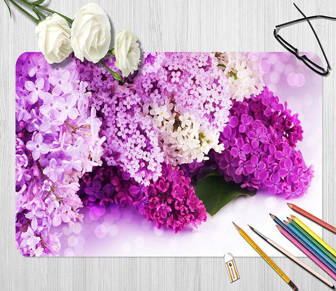 3D Violet Beautiful 099 Desk Mat Mat AJ Creativity Home 