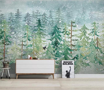 3D Graffiti Forest 446 Wallpaper AJ Wallpaper 