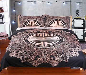 3D Chinese Blessing 203 Bed Pillowcases Quilt Wallpaper AJ Wallpaper 