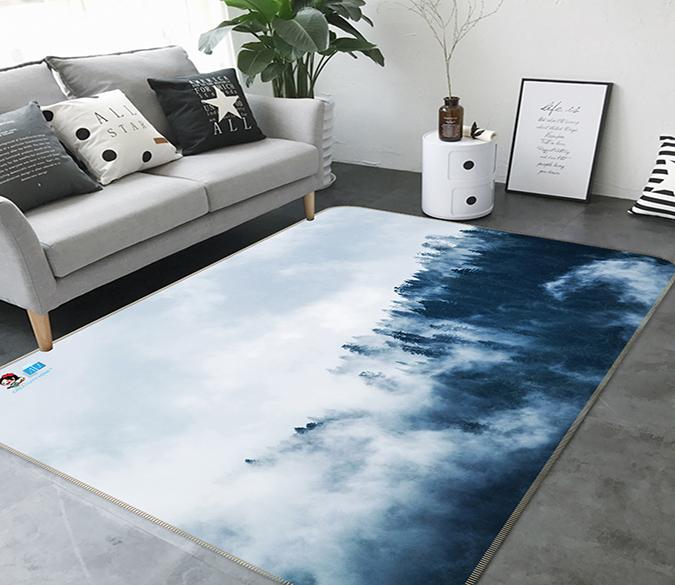 3D White Fog 052 Non Slip Rug Mat Mat AJ Creativity Home 