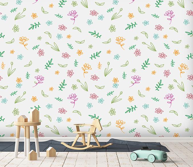 3D Drawing Flowers 005 Wallpaper AJ Wallpaper 