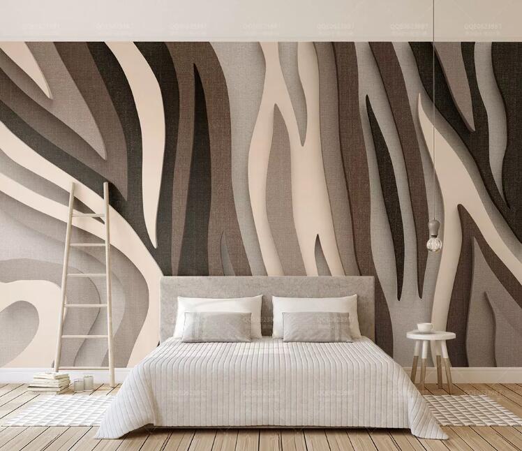 3D Color Abstract WC125 Wall Murals