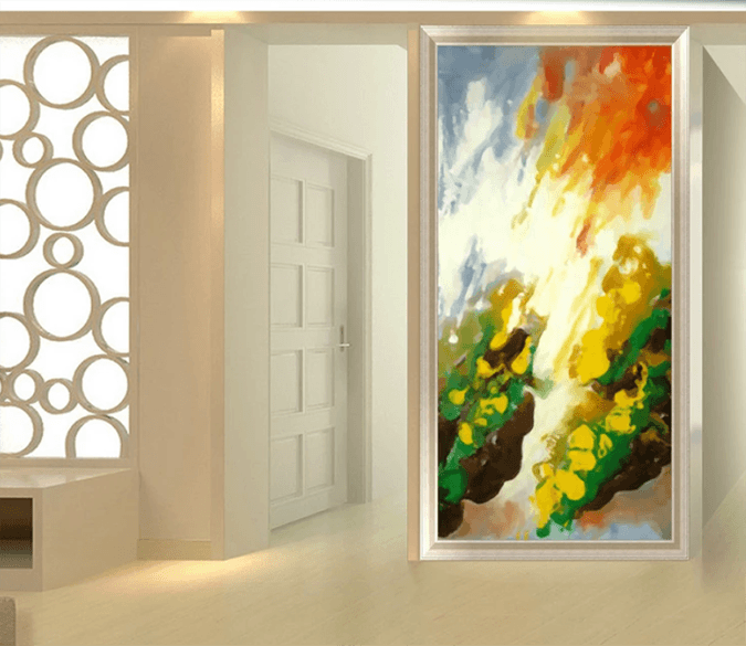 3D Oil Painting Sunset 1640 Wallpaper AJ Wallpaper 