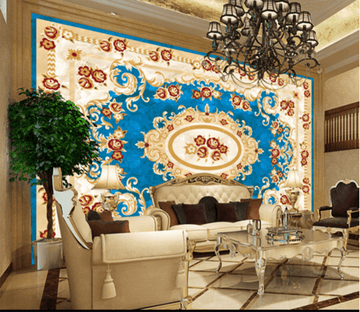 Blue Place Box 305 Wallpaper AJ Wallpaper 