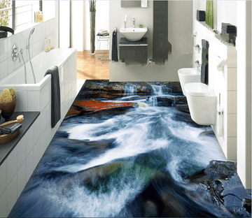 3D Mountains And Rivers 143 Floor Mural Wallpaper AJ Wallpaper 2 