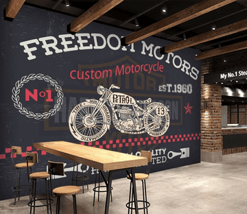 3D Motorcycle Graffiti 904 Wallpaper AJ Wallpaper 2 